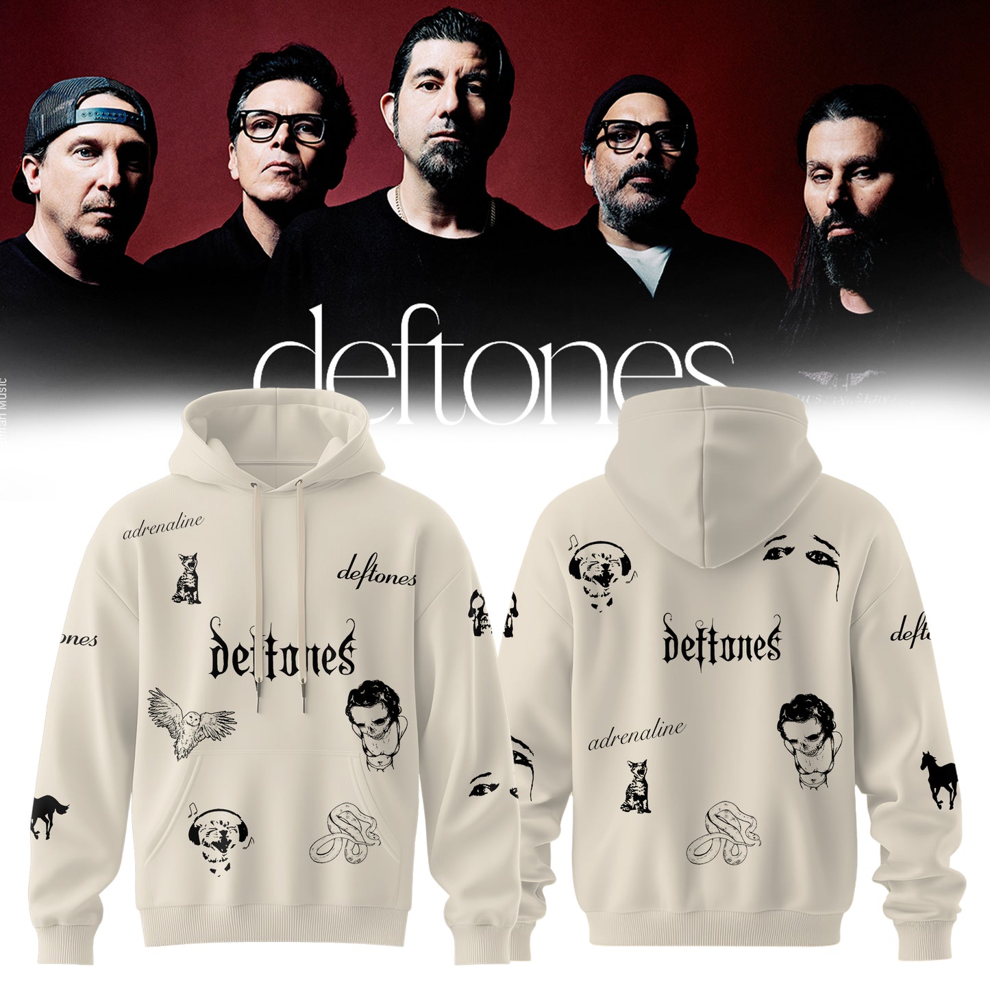 DEFTONES: 2026 Tour Limited Hoodie