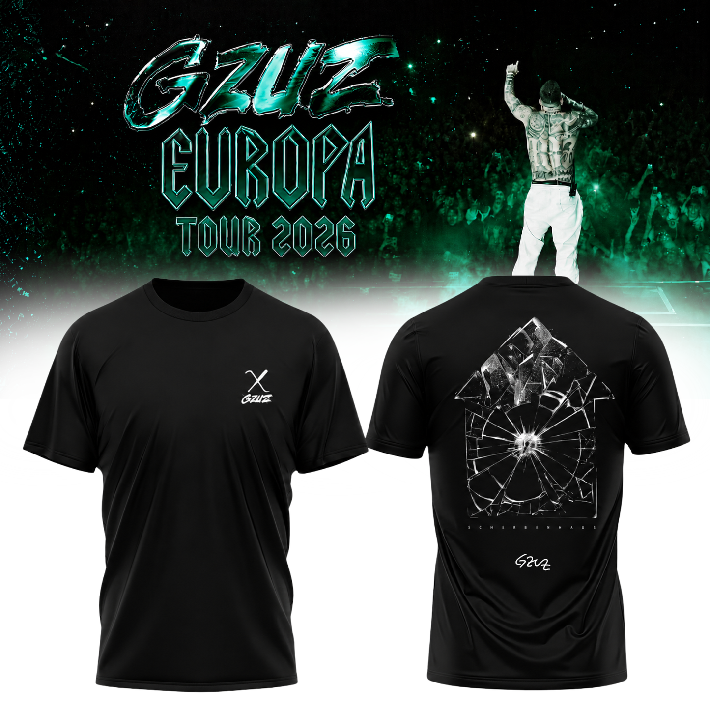 GZUZ “Live Europe 2026” Signature Limited Edition – Tshirt