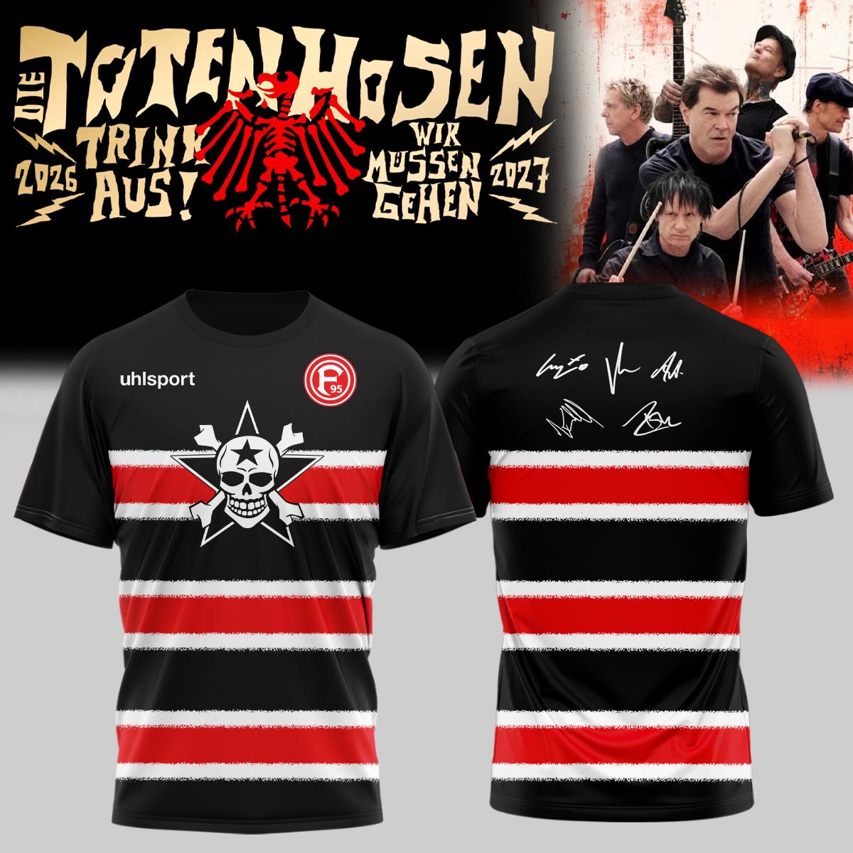 ,,.Die Toten Hosen Trink Aus! Wir Müssen Gehen Tour 2026/27 – Tshirt