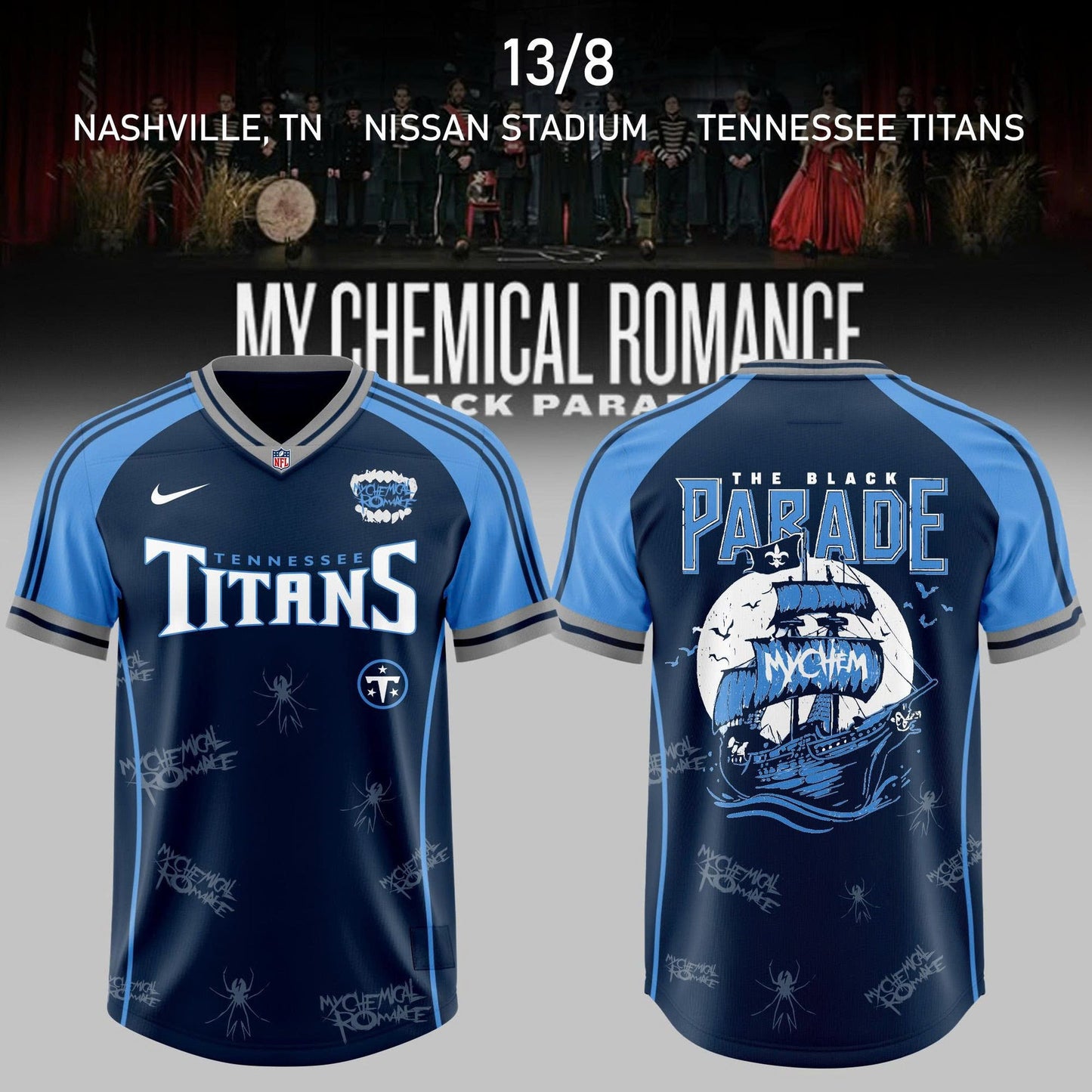 My Chemical Romance The Black Parade 2026 Jersey