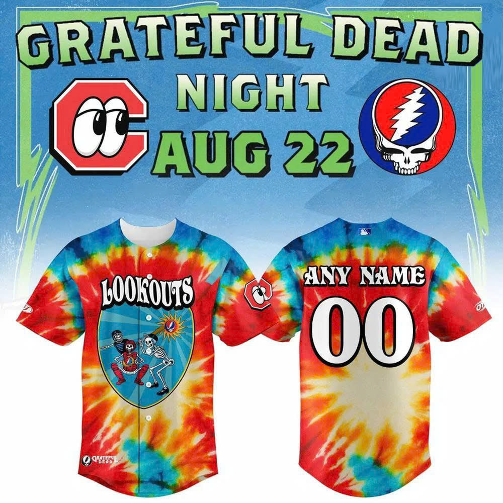 __C.Lookouts Grateful Dead Night Limited Custom Jersey