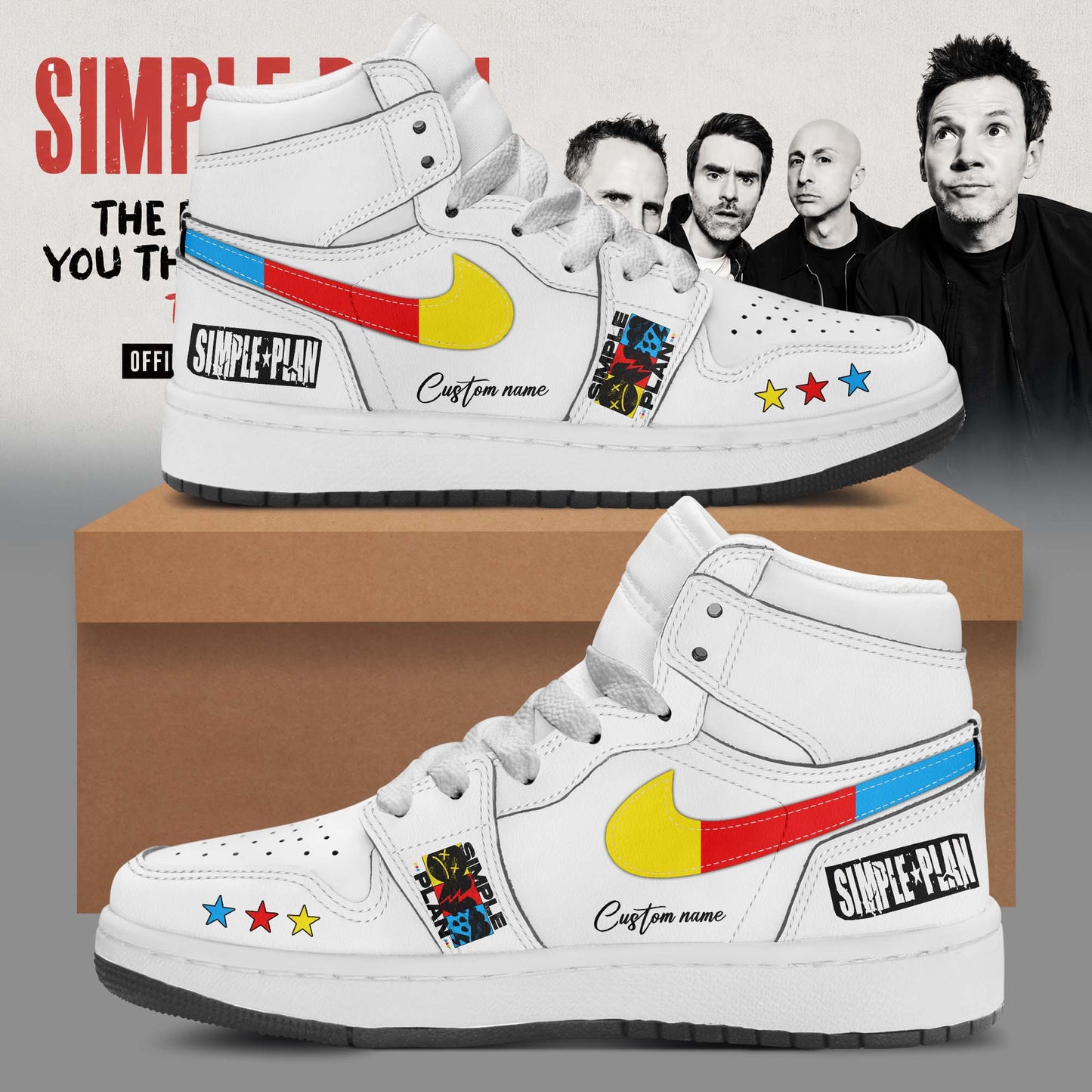 The Bigger Than You Think Tour 2026 Custom 3D High-Top Sneakers – Alternative Vibe Edition