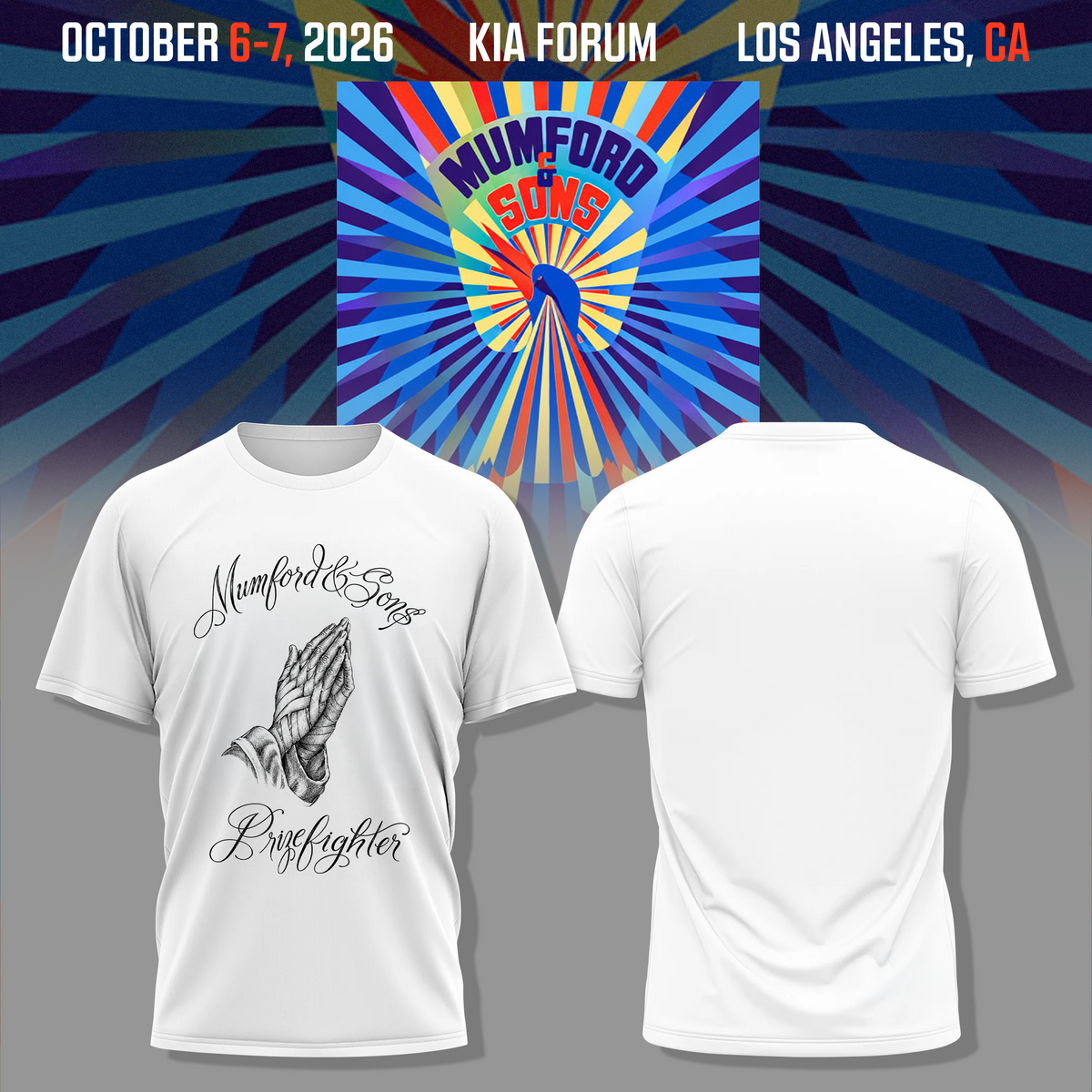 Limited Edition Prizefighter Tour 2026 T-shirt