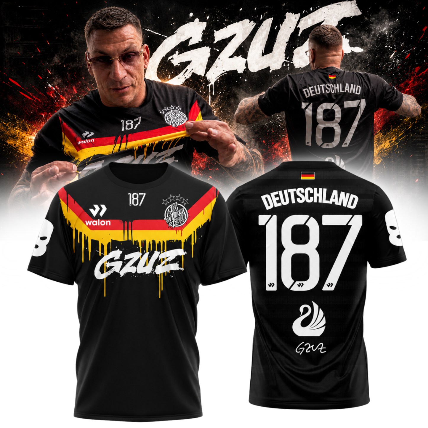 GZUZ “Live Europe 2026” Signature Limited Edition – Tshirt