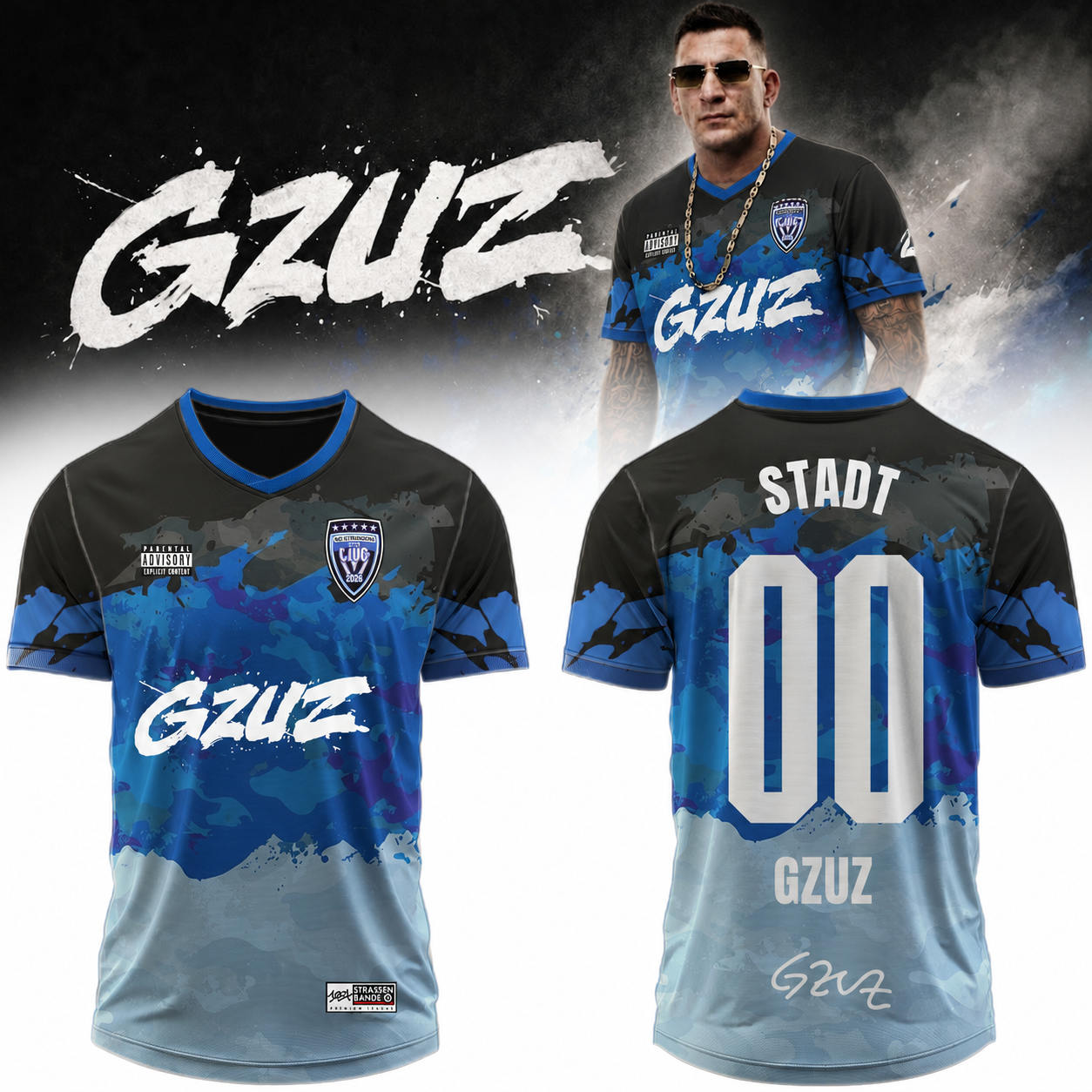 __GZUZ “Live Europe 2026” Signature Limited Edition – Jersey (Custom Name & Number)