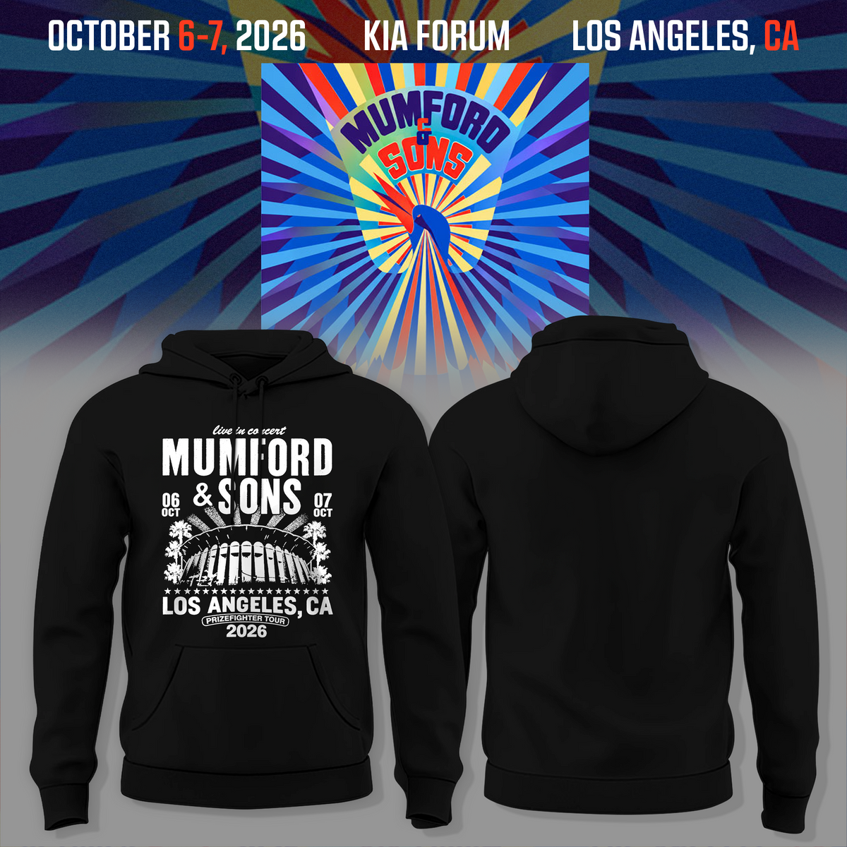 Limited Edition Prizefighter Tour 2026, CA Hoodie