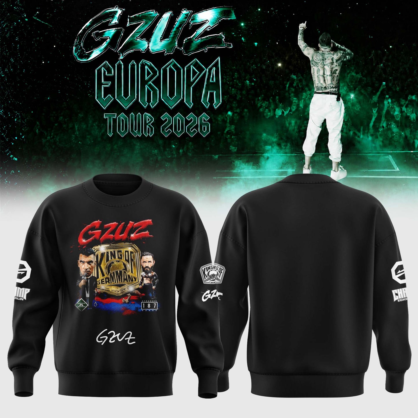 GZUZ “Live Europe 2026” Signature Limited Edition – Sweatshirt