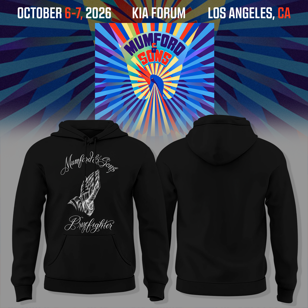 Limited Edition Prizefighter Tour 2026, CA Hoodie