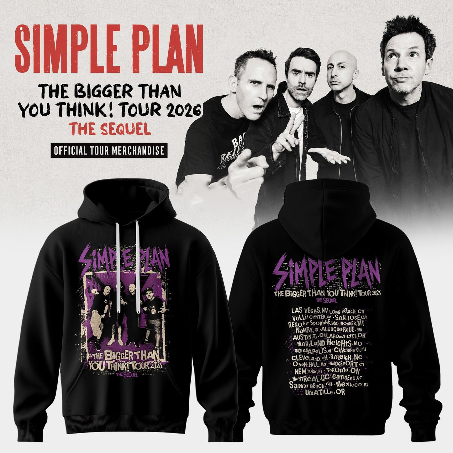 The Bigger Than You Think Tour 2026 Vintage Style 3D Hoodie – Retro Collection