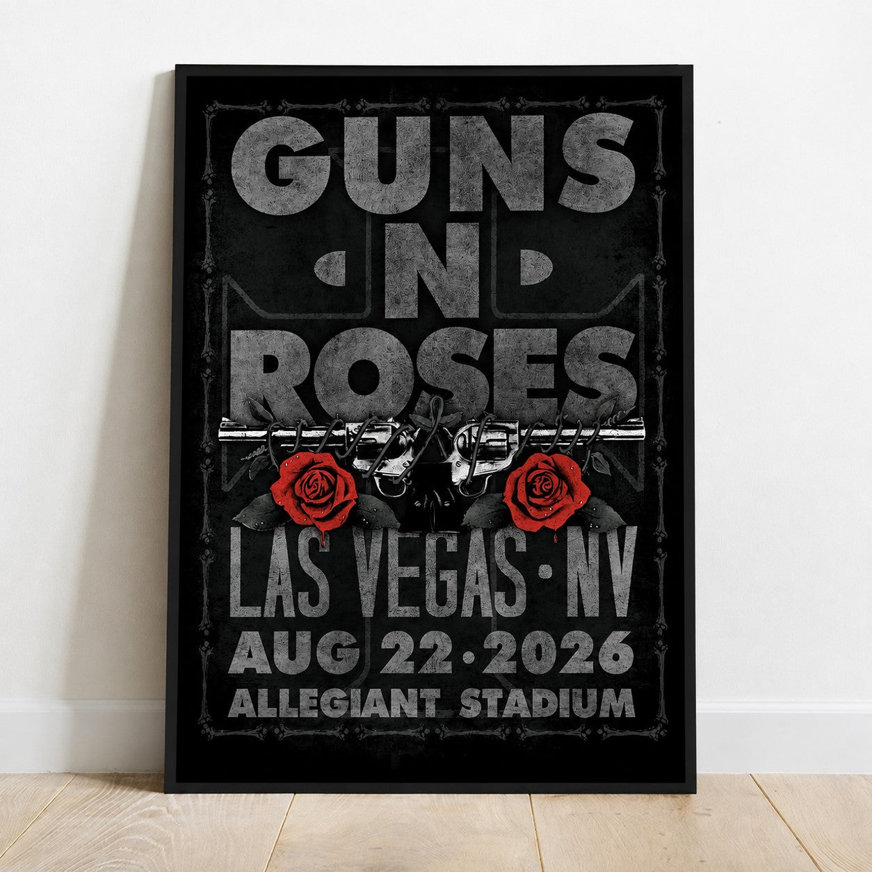 Limited Edition Guns N’ Roses Tour 2026 Poster