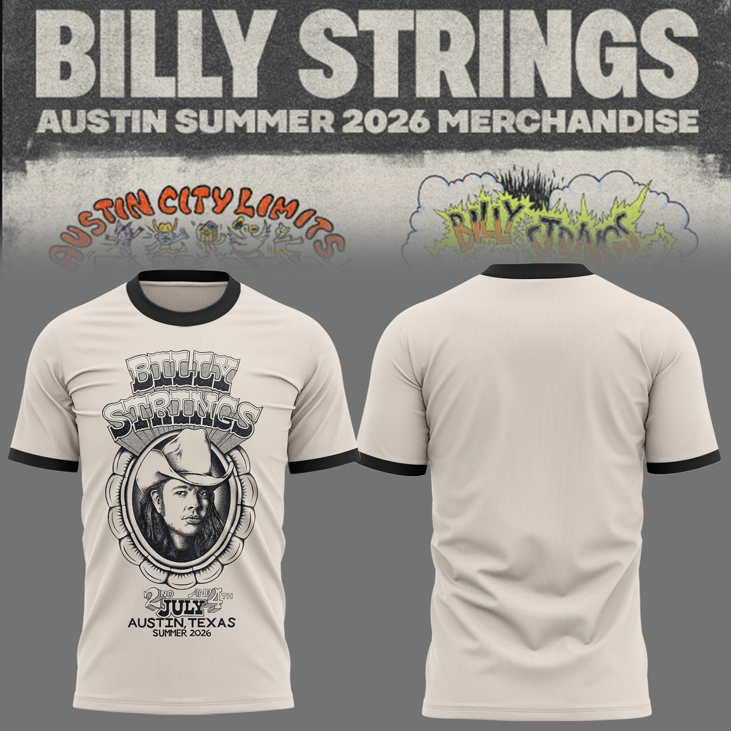 Limited Edition Billy Strings tour 2026 tshirt 10