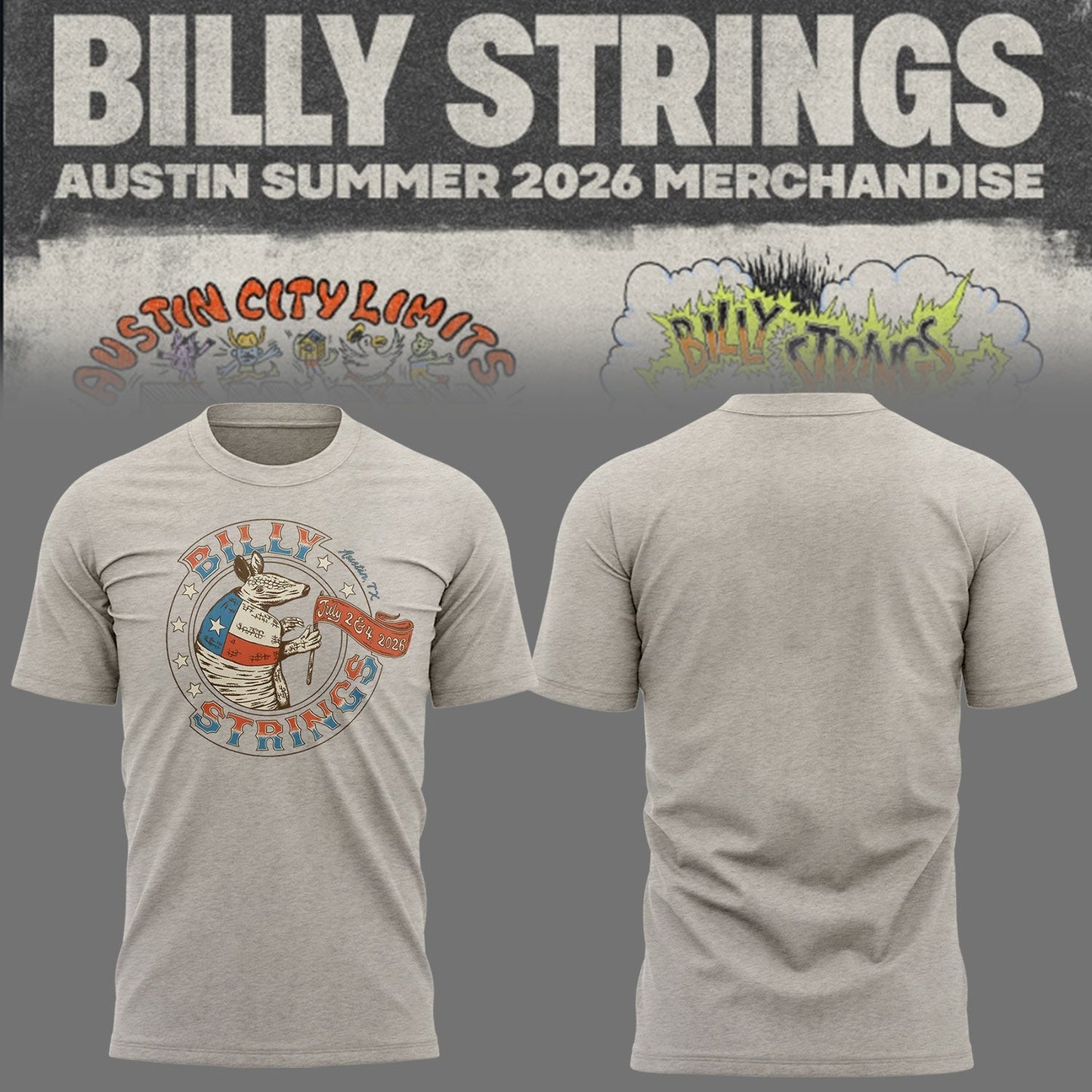 Limited Edition Billy Strings tour 2026 tshirt 11