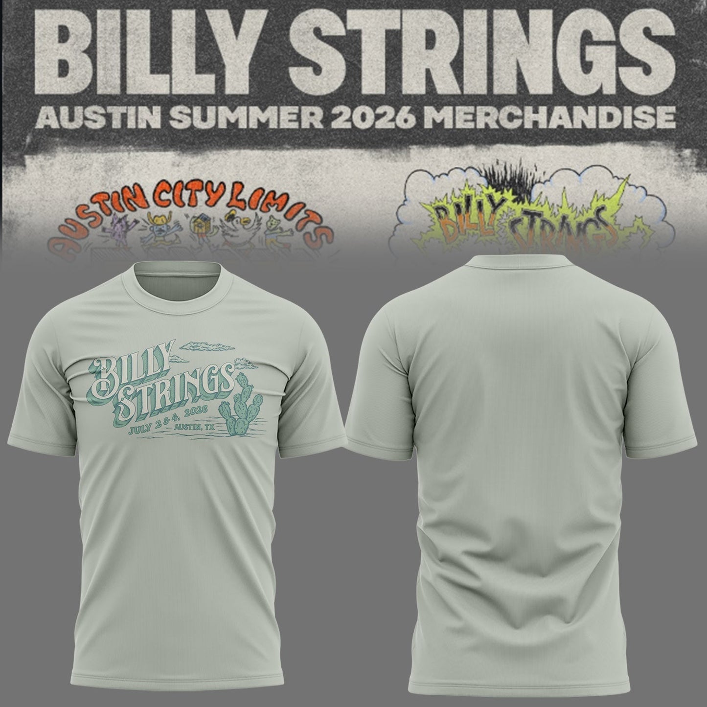 Limited Edition Billy Strings tour 2026 tshirt 15