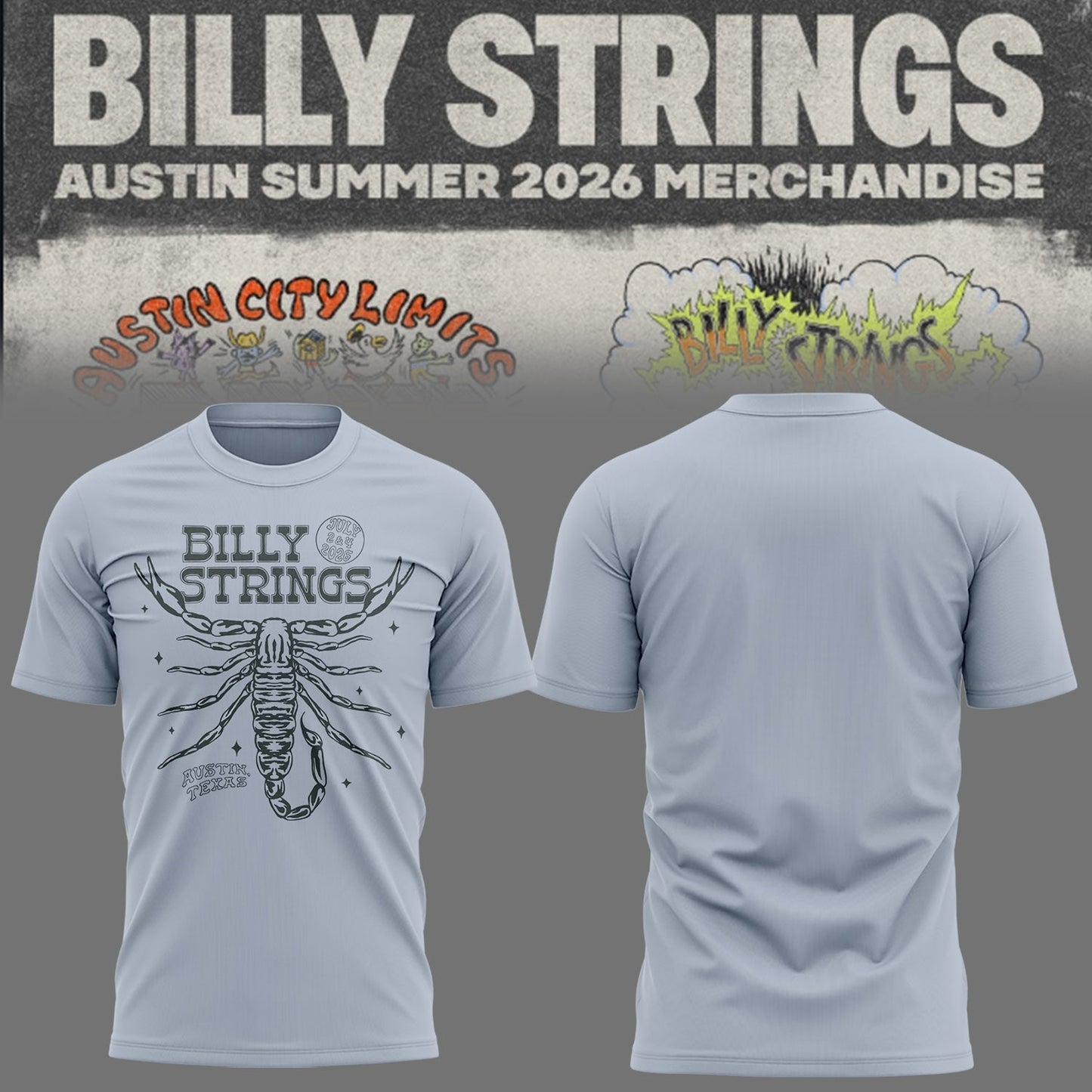 Limited Edition Billy Strings tour 2026 tshirt 18