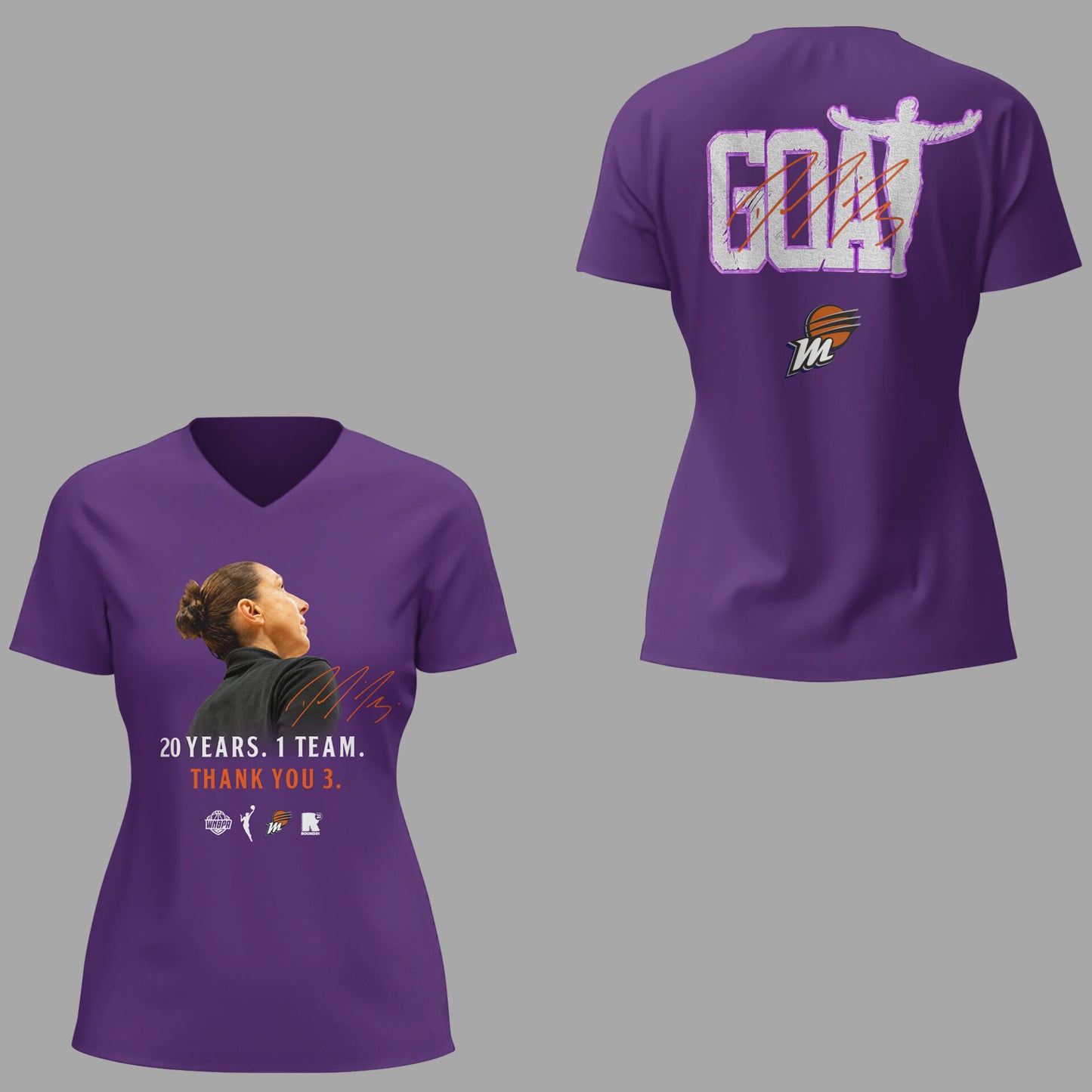 Limited Edition Diana Taurasi-Ring of Honor V-neck TShirt