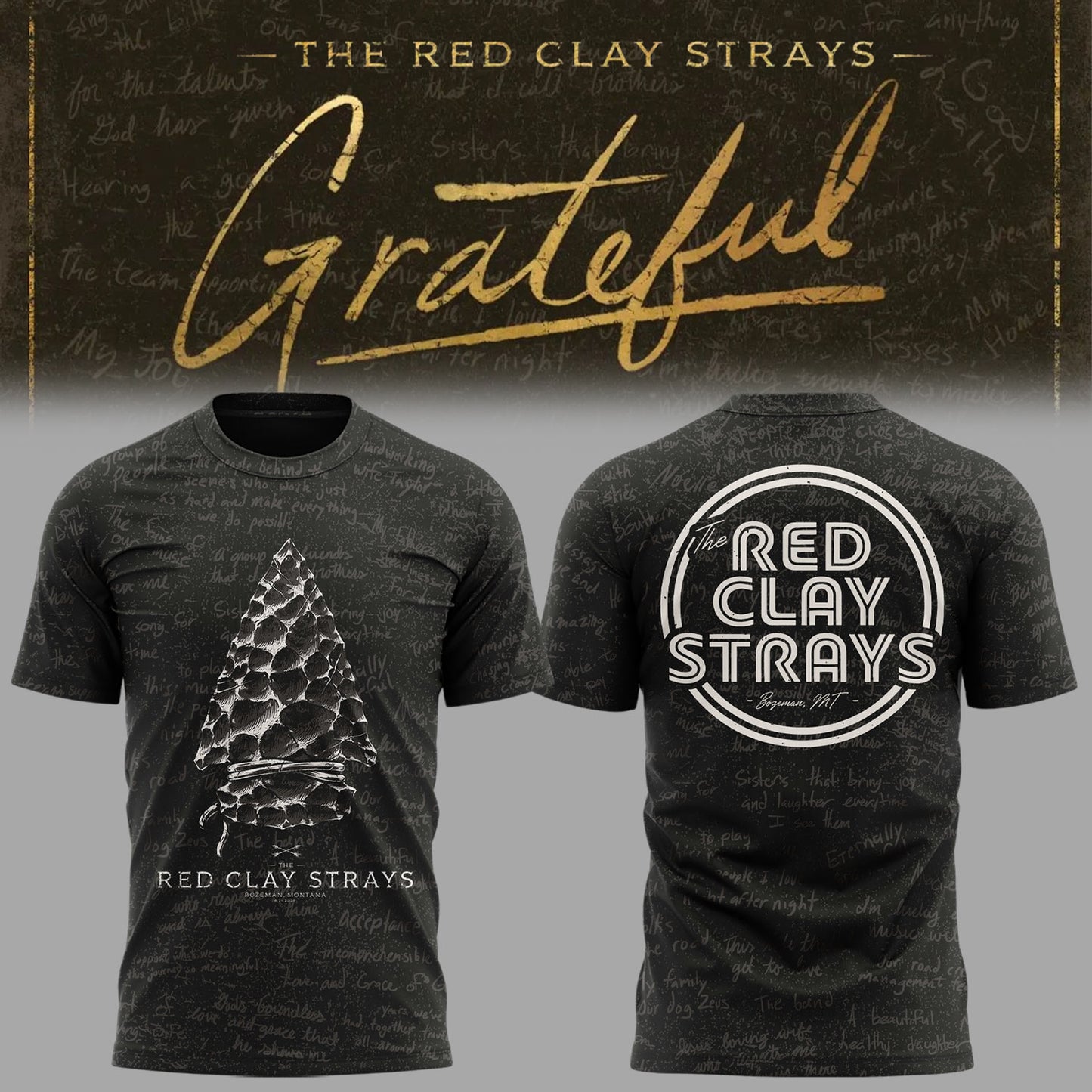 Limited Edition The Grateful Tour in Bozeman,MT Shirt 2