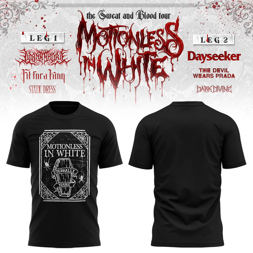 Limited Edition The Sweat & Blood Tour 2026 Tshirt 8