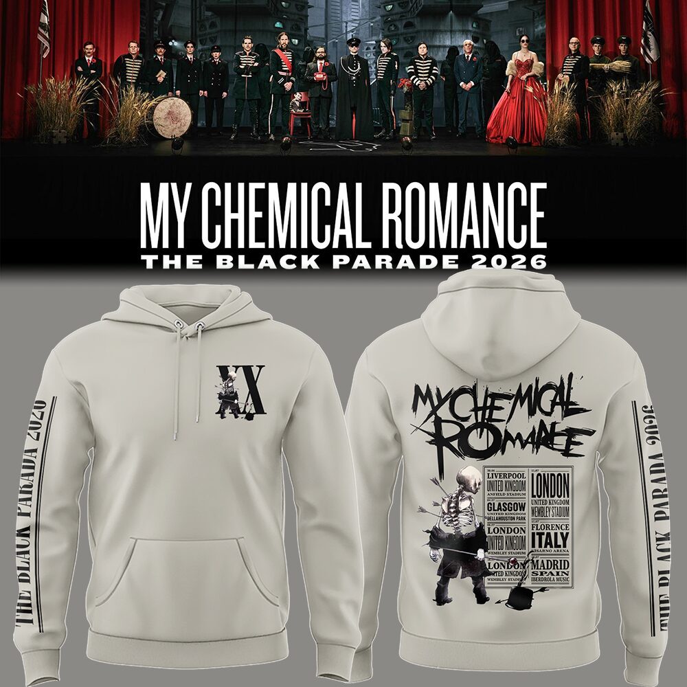 Limited Edition MCR Long Live The Black Parade Tour 2026 Hoodie