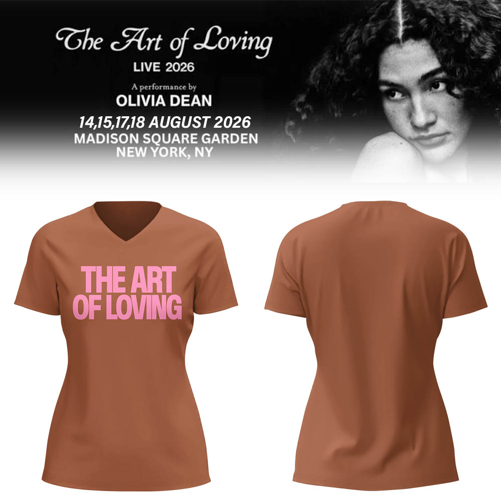 Limited Edition The Art of Loving Live 2026 in NYC V-neck TShirt