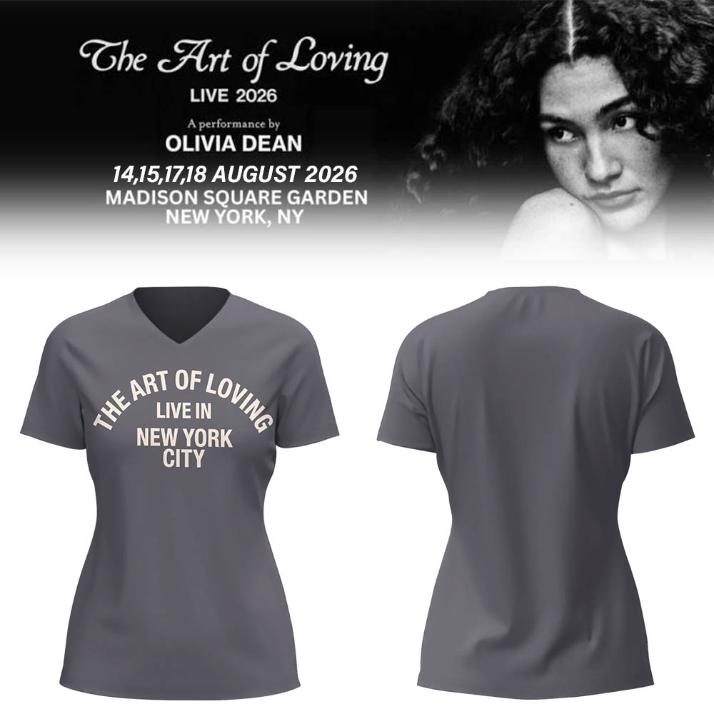 Limited Edition The Art of Loving Live 2026 in NYC V-neck TShirt