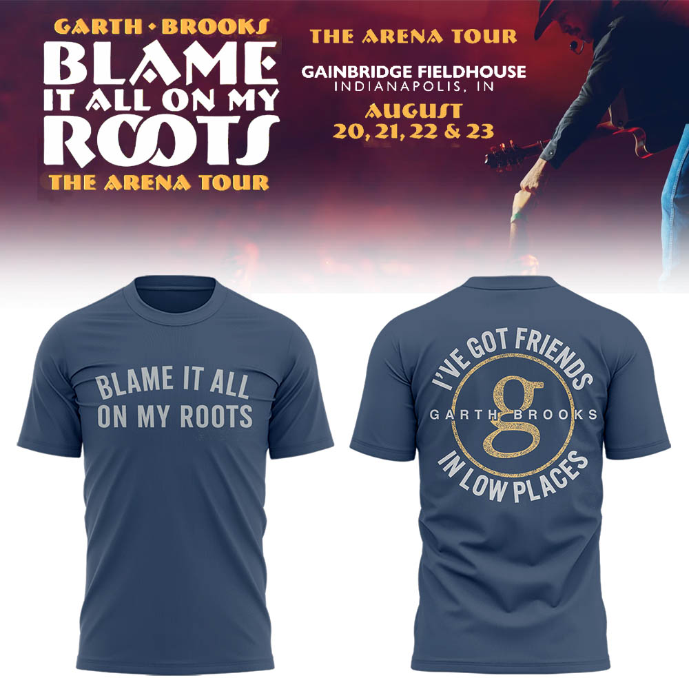Limited Edition Blame It All On My Roots Arena Tour In Gainbridge Fieldhouse Shirt 3