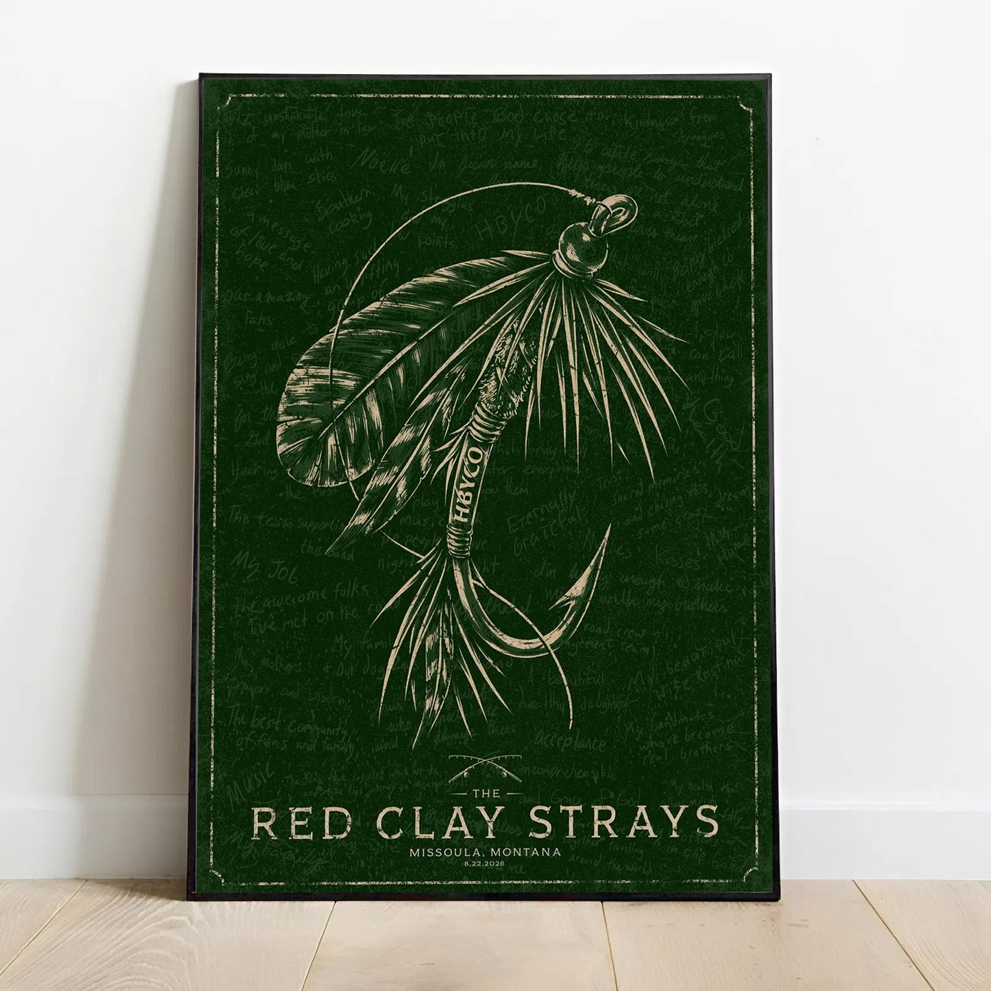 Limited Edition The Grateful Tour in Missoula,MT Poster