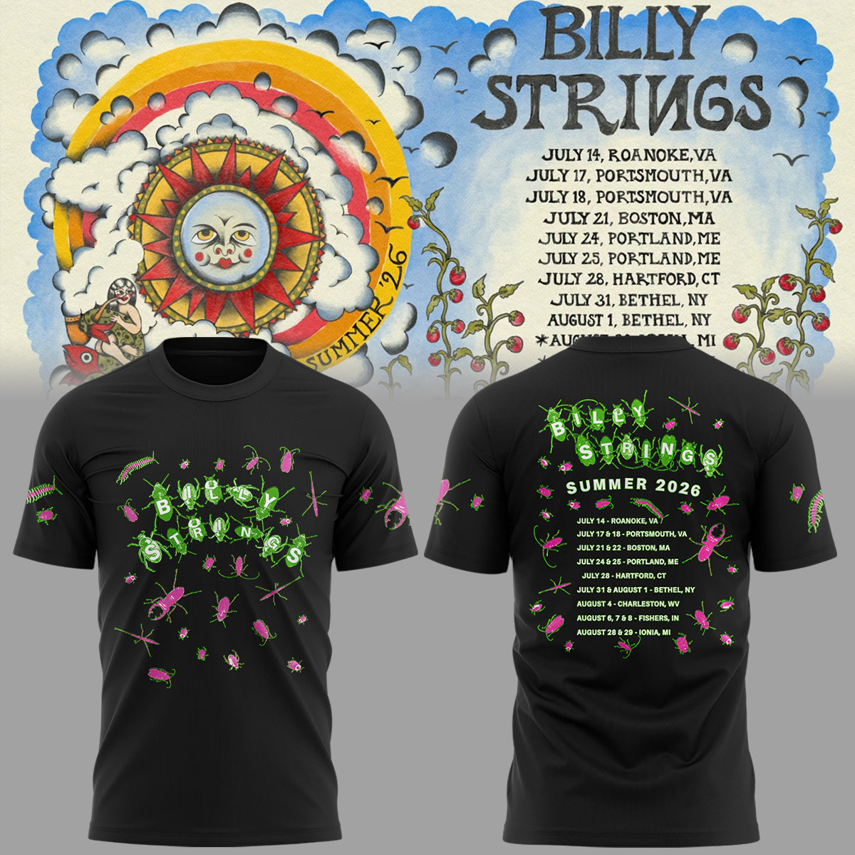 Limited Edition Summer Tour 2026 Shirt 4