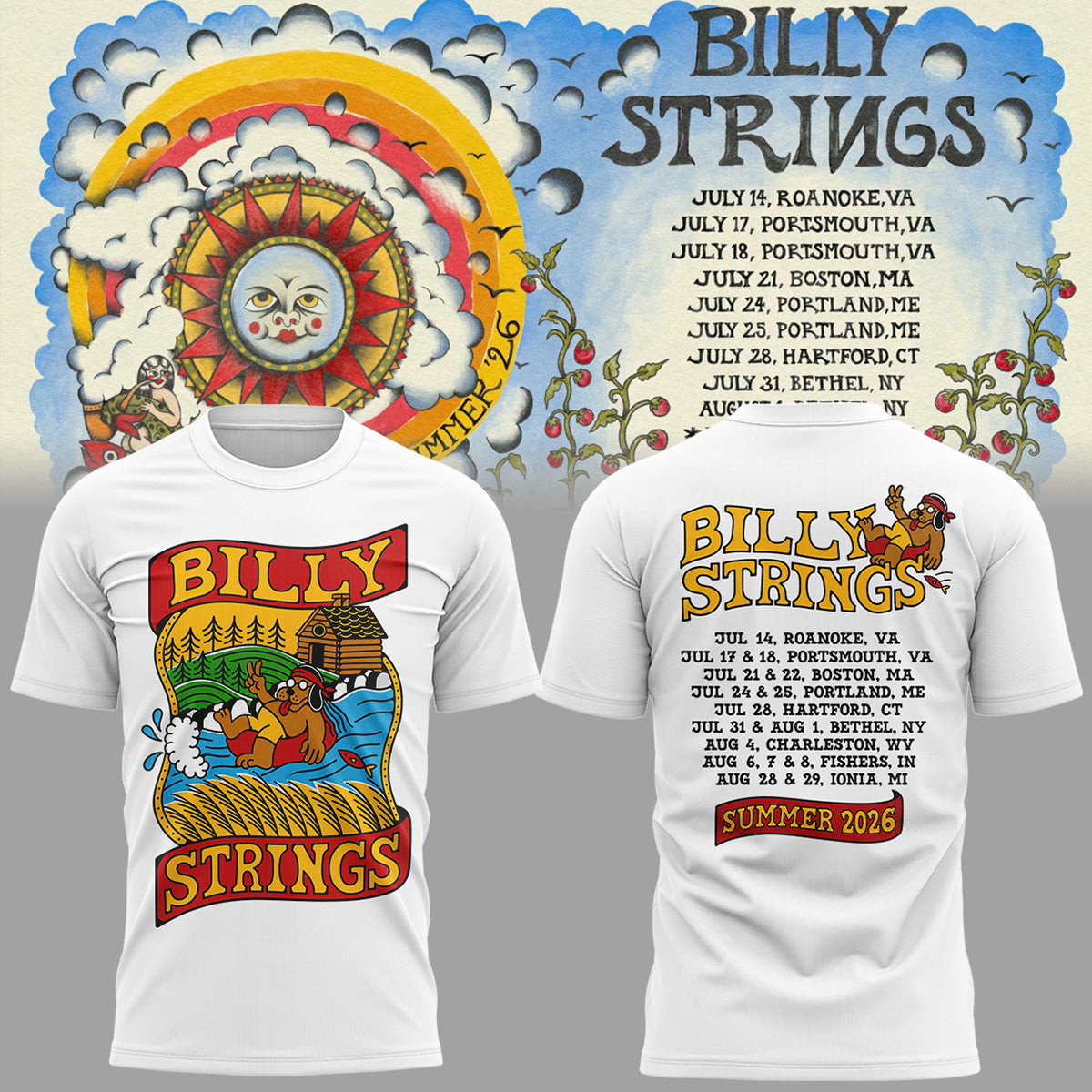 Limited Edition Summer Tour 2026 Shirt 17