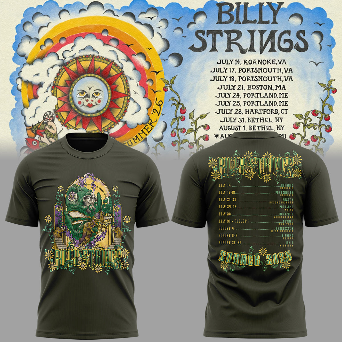 Limited Edition Summer Tour 2026 Shirt 8
