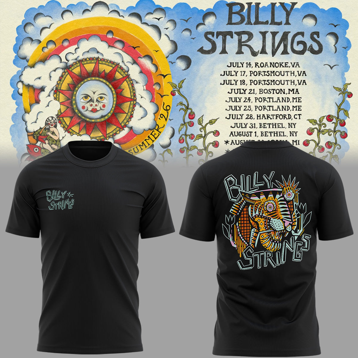 Limited Edition Summer Tour 2026 Shirt 19