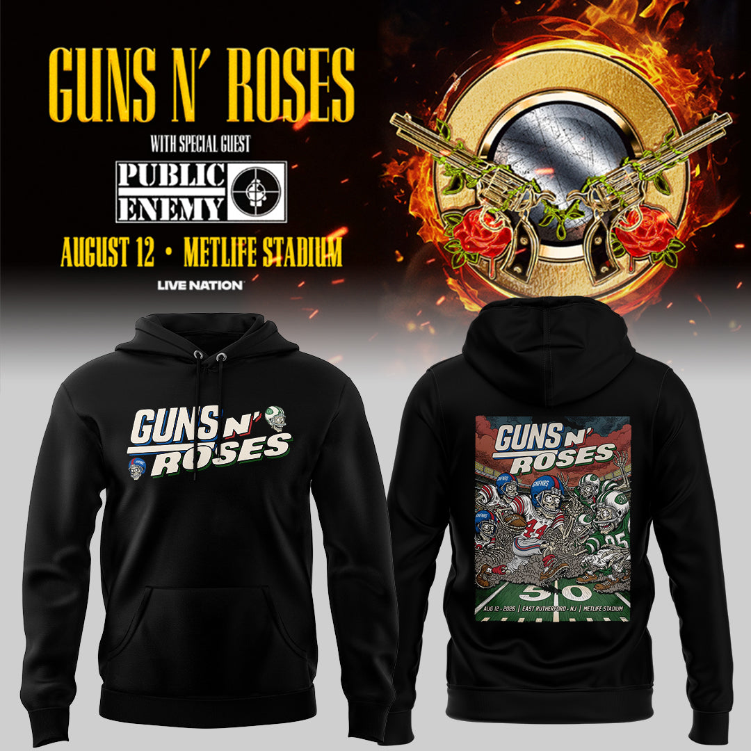 Limited Edition Guns N’ Roses Tour 2026 Hoodie