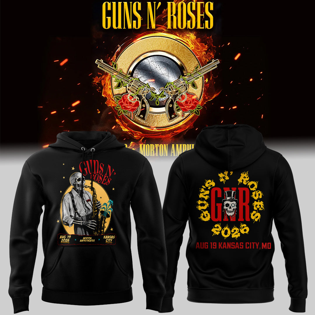 Limited Edition Guns N’ Roses Tour 2026 Hoodie