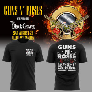 Limited Edition Guns N’ Roses Tour 2026 TShirt