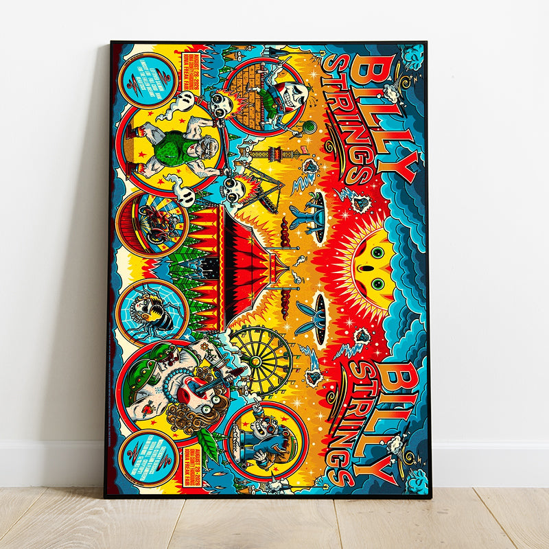 Limited Edition Billy Strings tour 2026 poster
