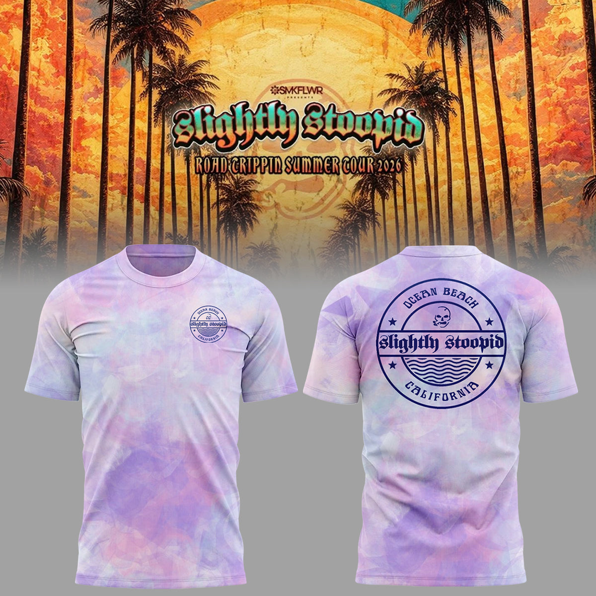 Limited Edition Slightly Stoopid Tour 2026 Tshirt 6