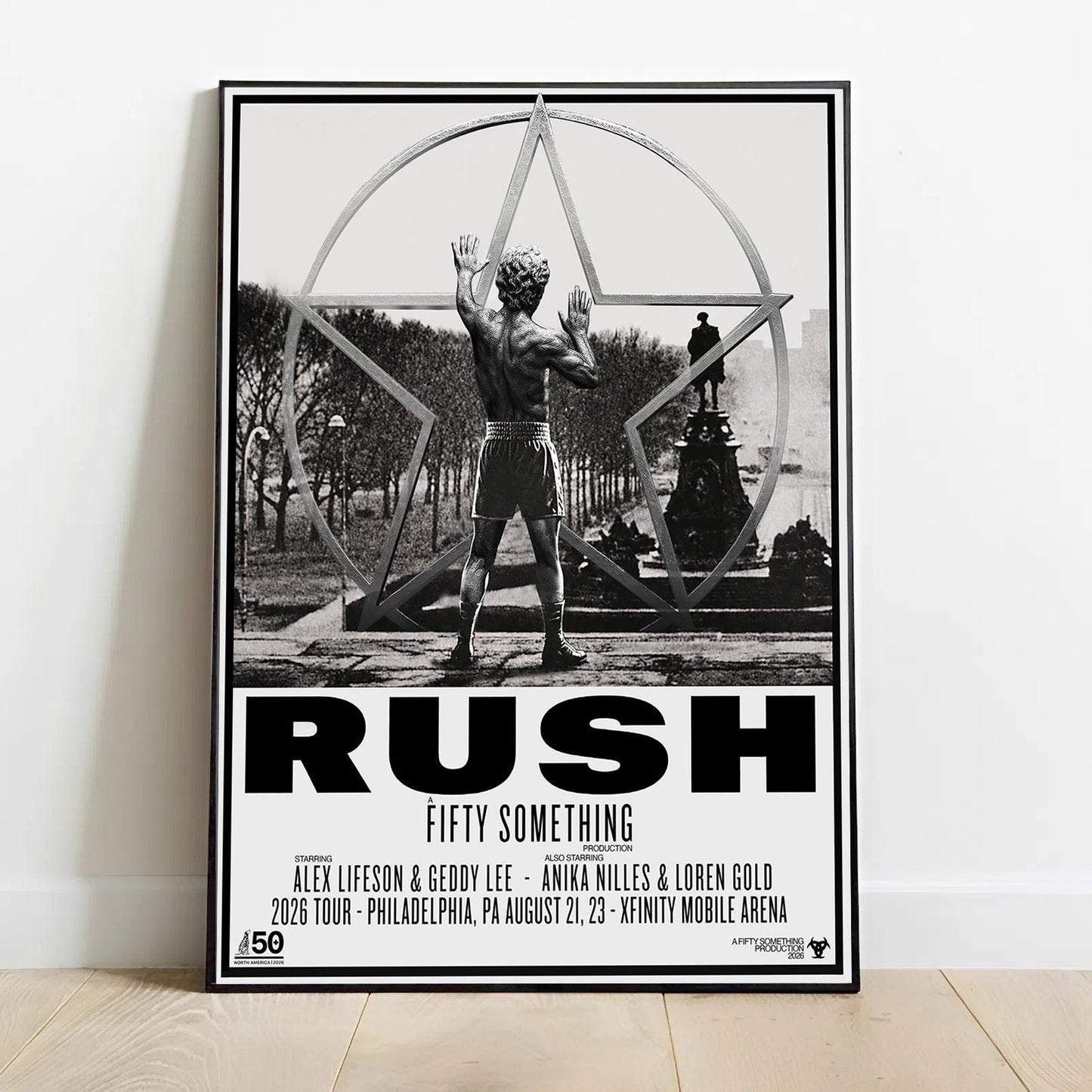 Limited Edition Fifty Something Tour 2026 In Philadelphia, PA Poster
