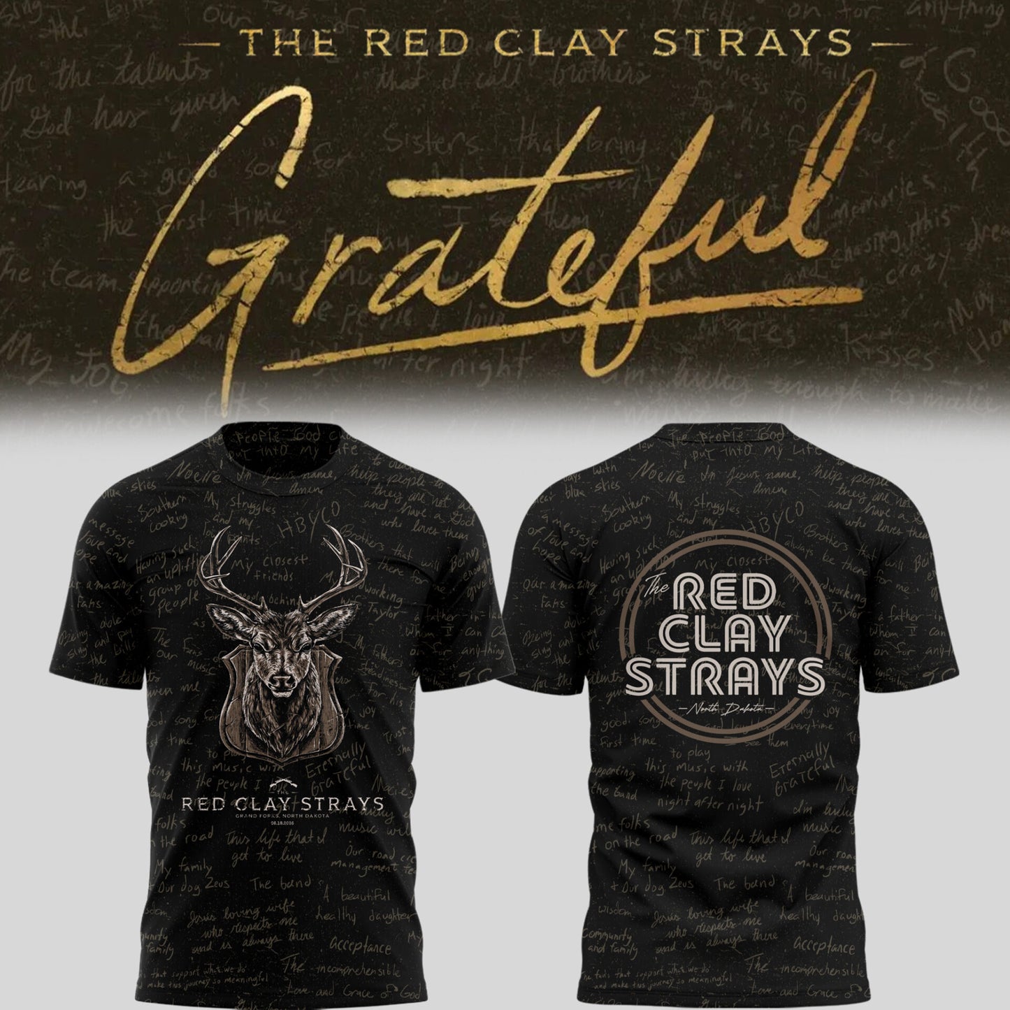 Limited Edition The Grateful Tour in Grand Forks,ND Shirt