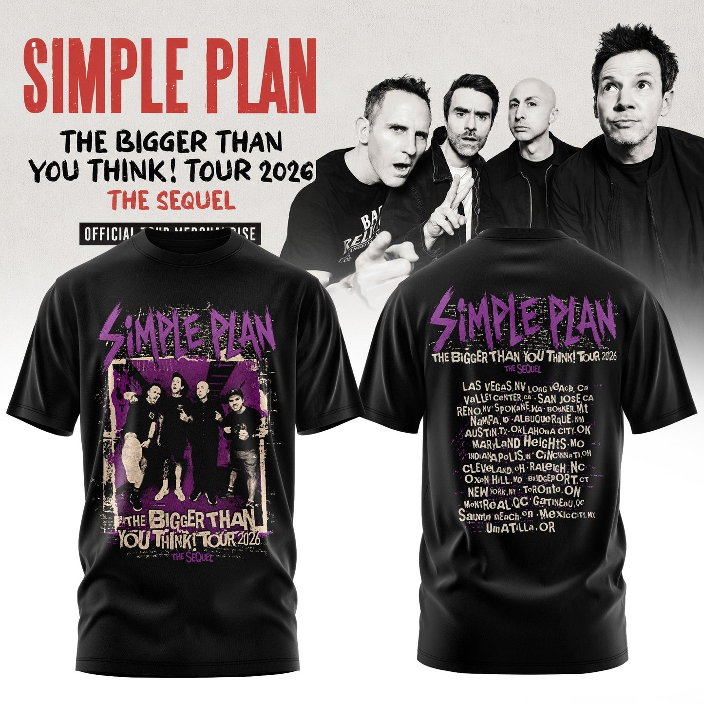 The Bigger Than You Think Tour 2026 Streetwear 3D All-Over Print Tee – Urban Edition