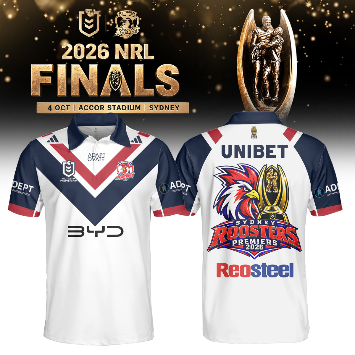 ,,.Sydney Roosters 🏆 NRL Premiers 2026 PoLo