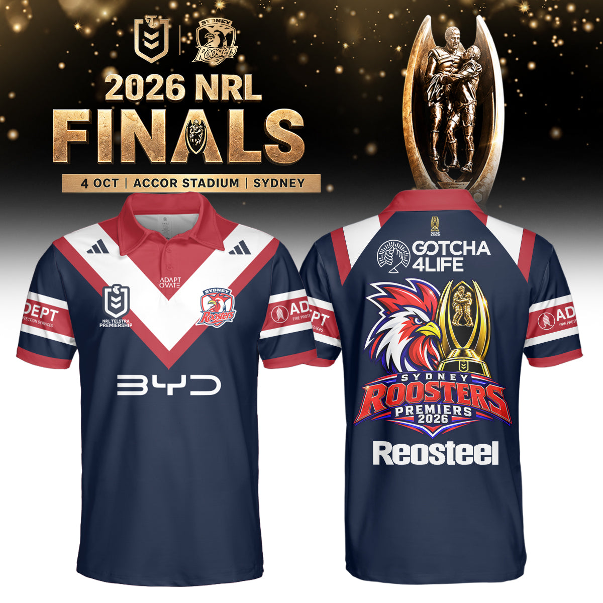 ,,.Sydney Roosters 🏆 NRL Premiers 2026 PoLo