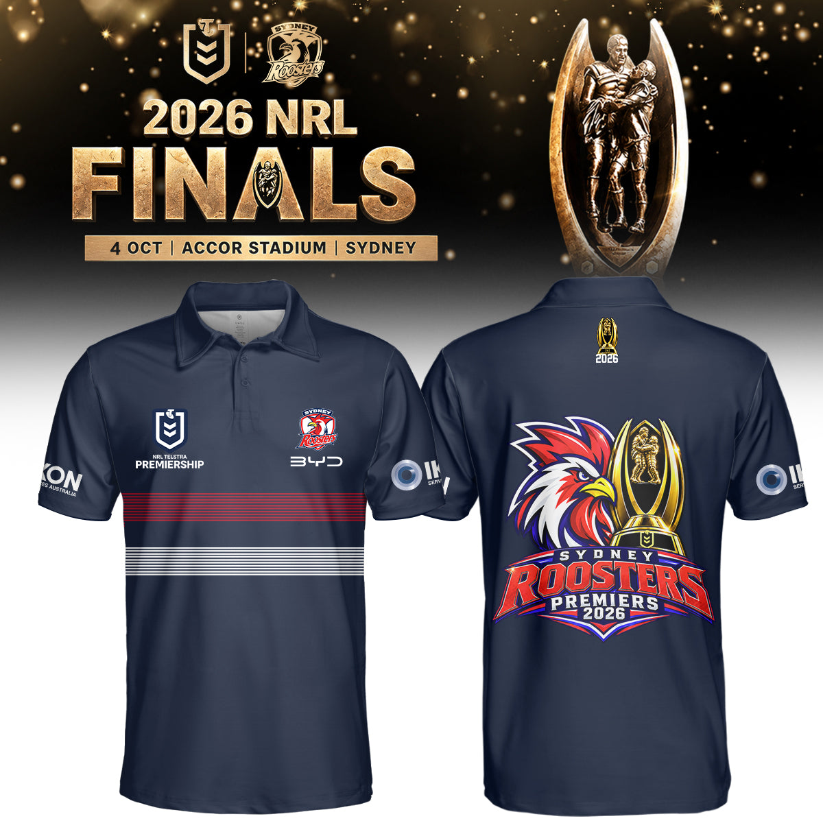 ,,.Sydney Roosters 🏆 NRL Premiers 2026 PoLo