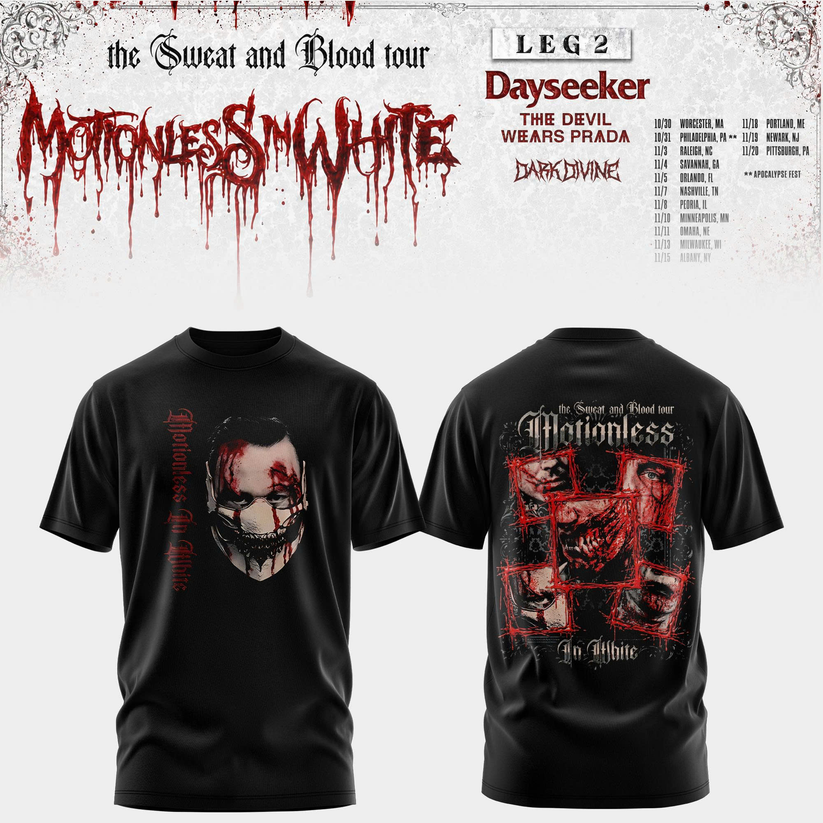 Limited Edition The Sweat & Blood Tour 2026 Tshirt 14