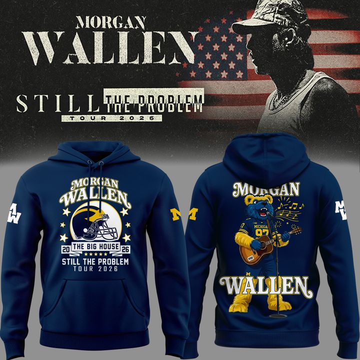 Hoodie MW x Michigan Wolverines Football - Still The Problem Tour 2026 Hoodie