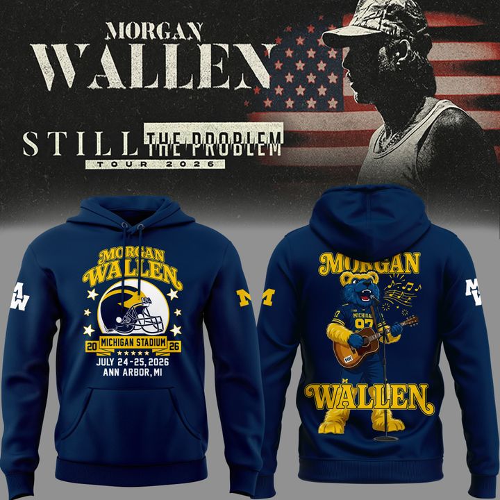 Hoodie MW x Michigan Wolverines Football - Still The Problem Tour 2026 Hoodie
