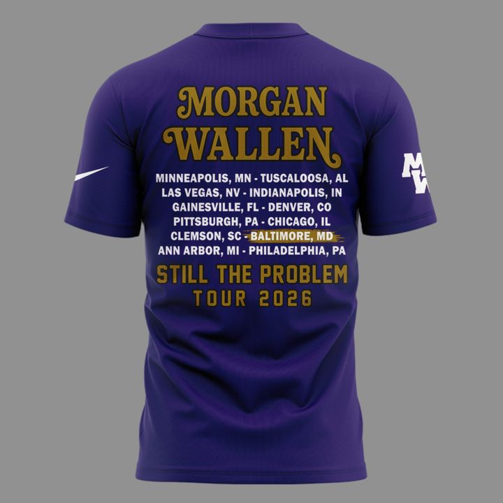 02.2. Still The Problem Tour 2026 - MW x Baltimore Ravens T-Shirt