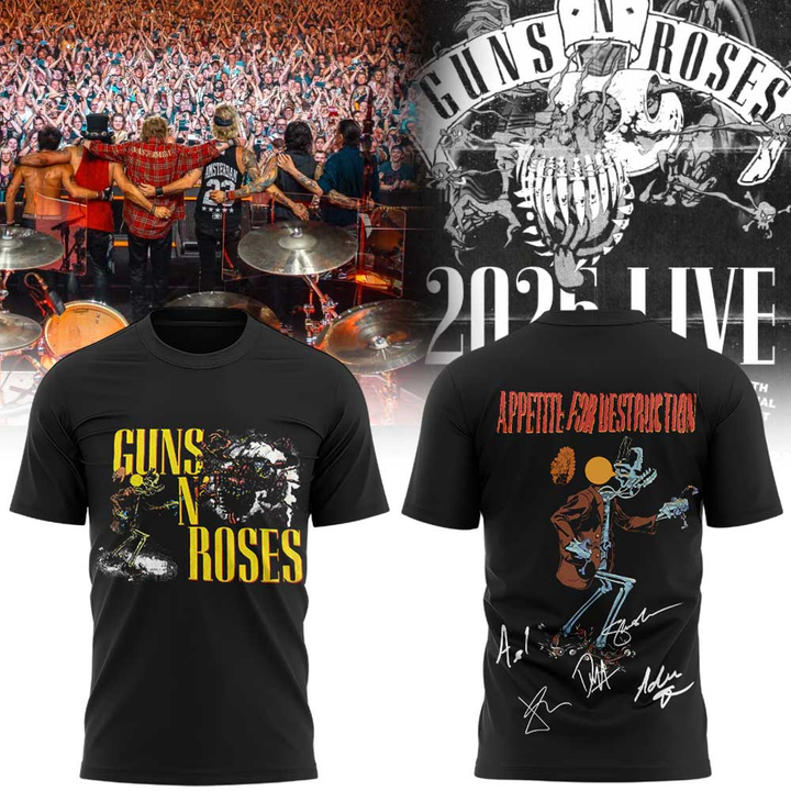 55. Exclusive Shirt Guns N' Roses - World Tour 2026 T-Shirt