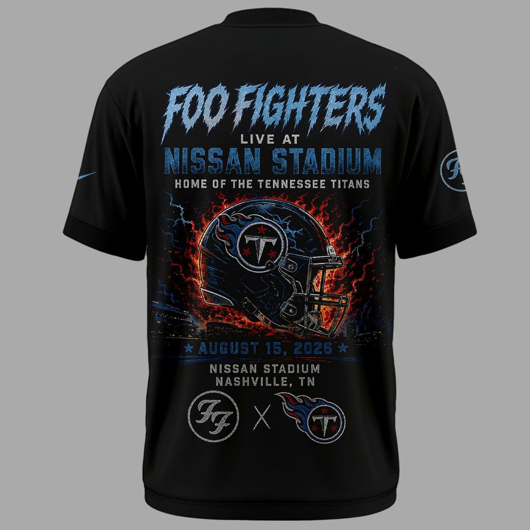2026 Foo Fighters x Tennessee Titans T-Shirt