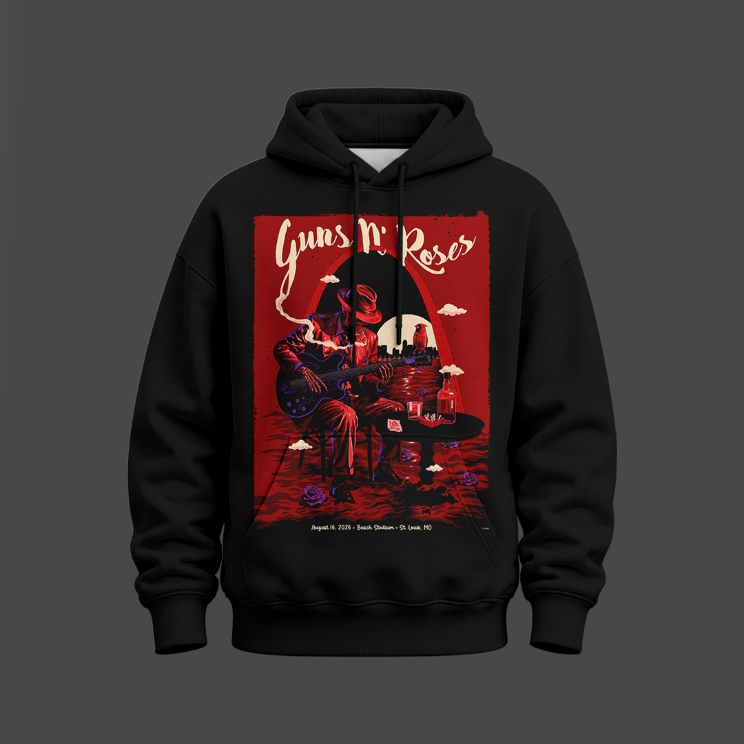 Limited Edition Guns N' Roses x St. Louis Cardinals Hoodie