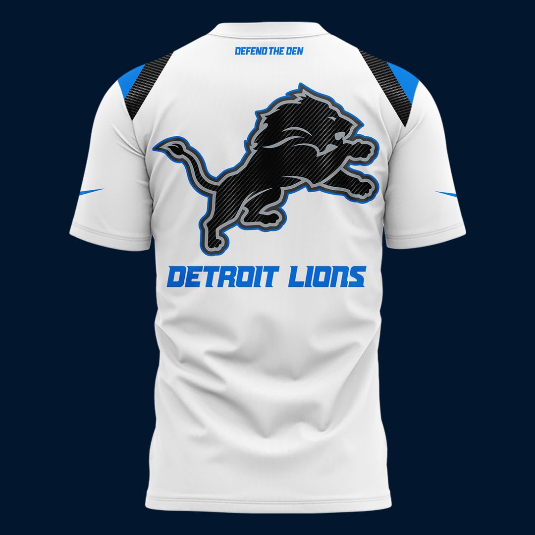 Detroit Lions Rivalries DEFEND THE DEN 2026 T-shirt - White