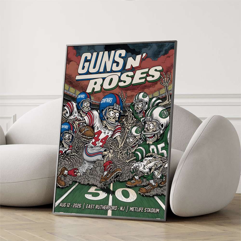 Aug 12, 2026 - East Rutherford, NJ poster - Portrait - Poster